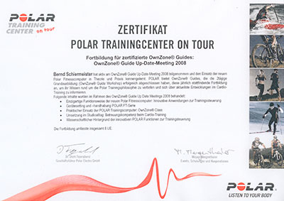 Polar Zertifikat